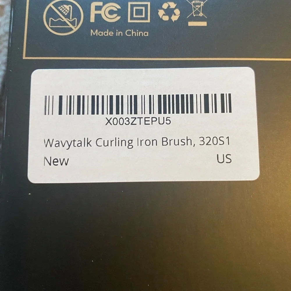 Wavytalk - NEW - Curling Iron Brush, 320S1 (box dented)